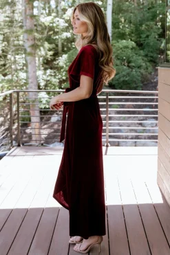 Baltic Born Nadine Velvet Midi Dress |