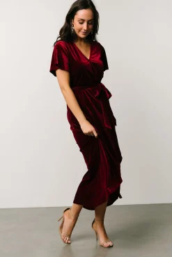 Baltic Born Nadine Velvet Midi Dress |