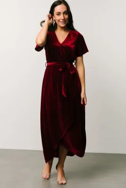 Baltic Born Nadine Velvet Midi Dress |