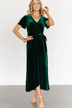 Baltic Born Nadine Velvet Midi Dress |