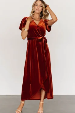 Baltic Born Nadine Velvet Midi Dress |