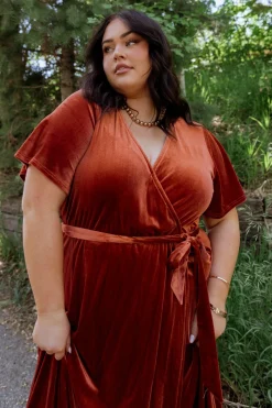 Baltic Born Nadine Velvet Midi Dress |