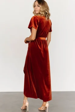 Baltic Born Nadine Velvet Midi Dress |