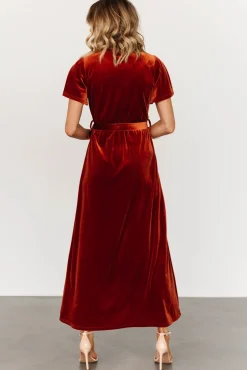 Baltic Born Nadine Velvet Midi Dress |