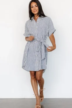 Baltic Born Nautical Shirt Dress | Blue Stripe