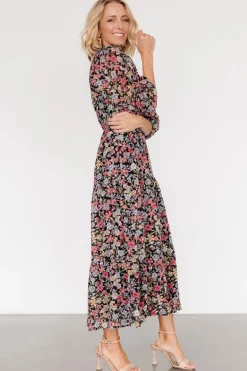 Baltic Born Nevaeh Bubble Sleeve Dress | Multi Floral
