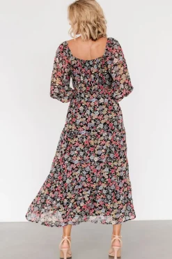 Baltic Born Nevaeh Bubble Sleeve Dress | Multi Floral