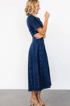 Baltic Born Oakley Button Denim Dress |