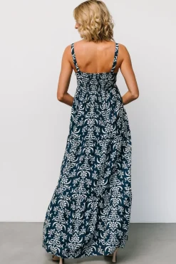 Baltic Born Oceanside Maxi Dress | Navy Print