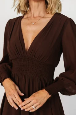 Baltic Born Olivia Maxi Dress | Dark Brown