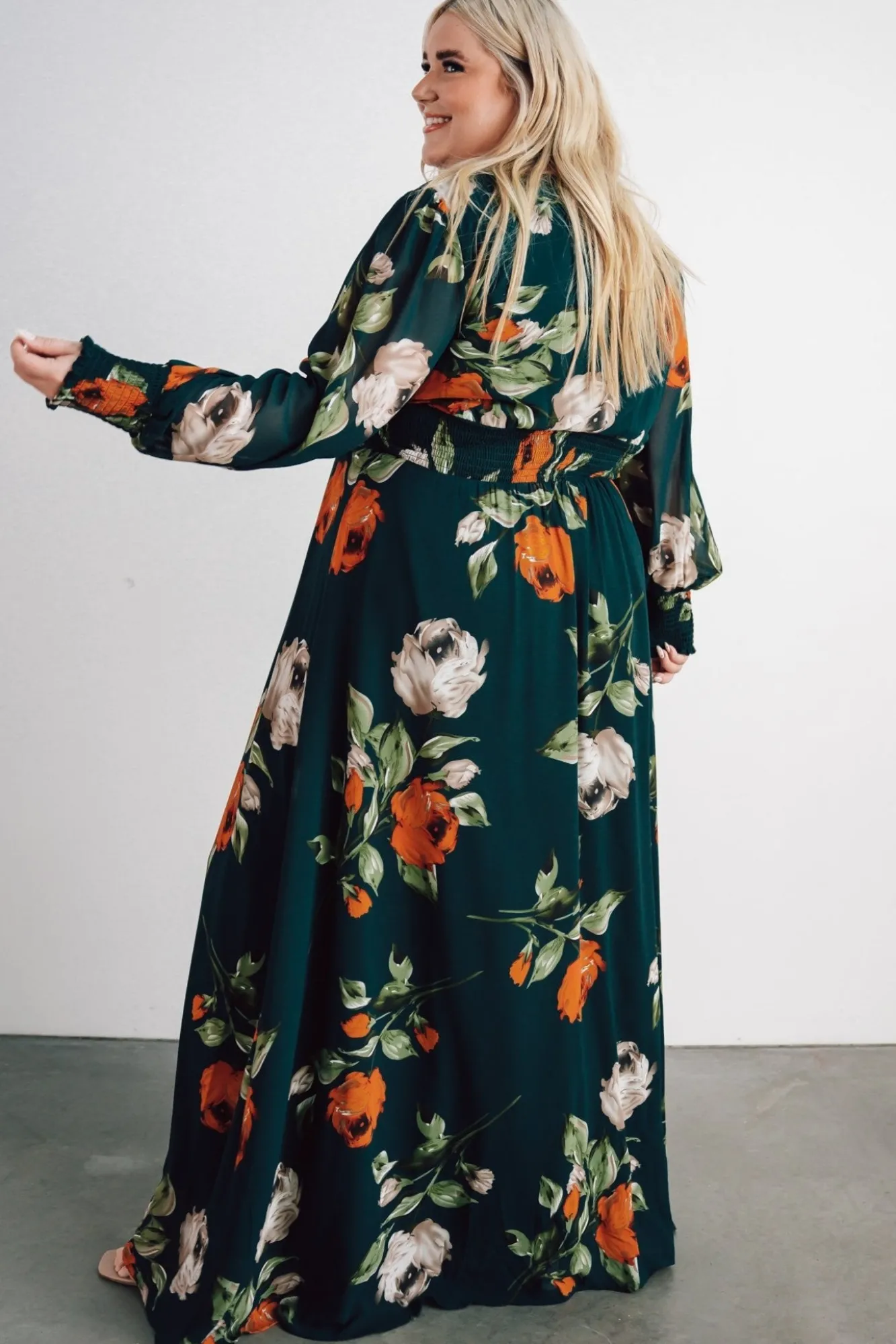 Baltic Born Olivia Maxi Dress | Deep Topaz Floral