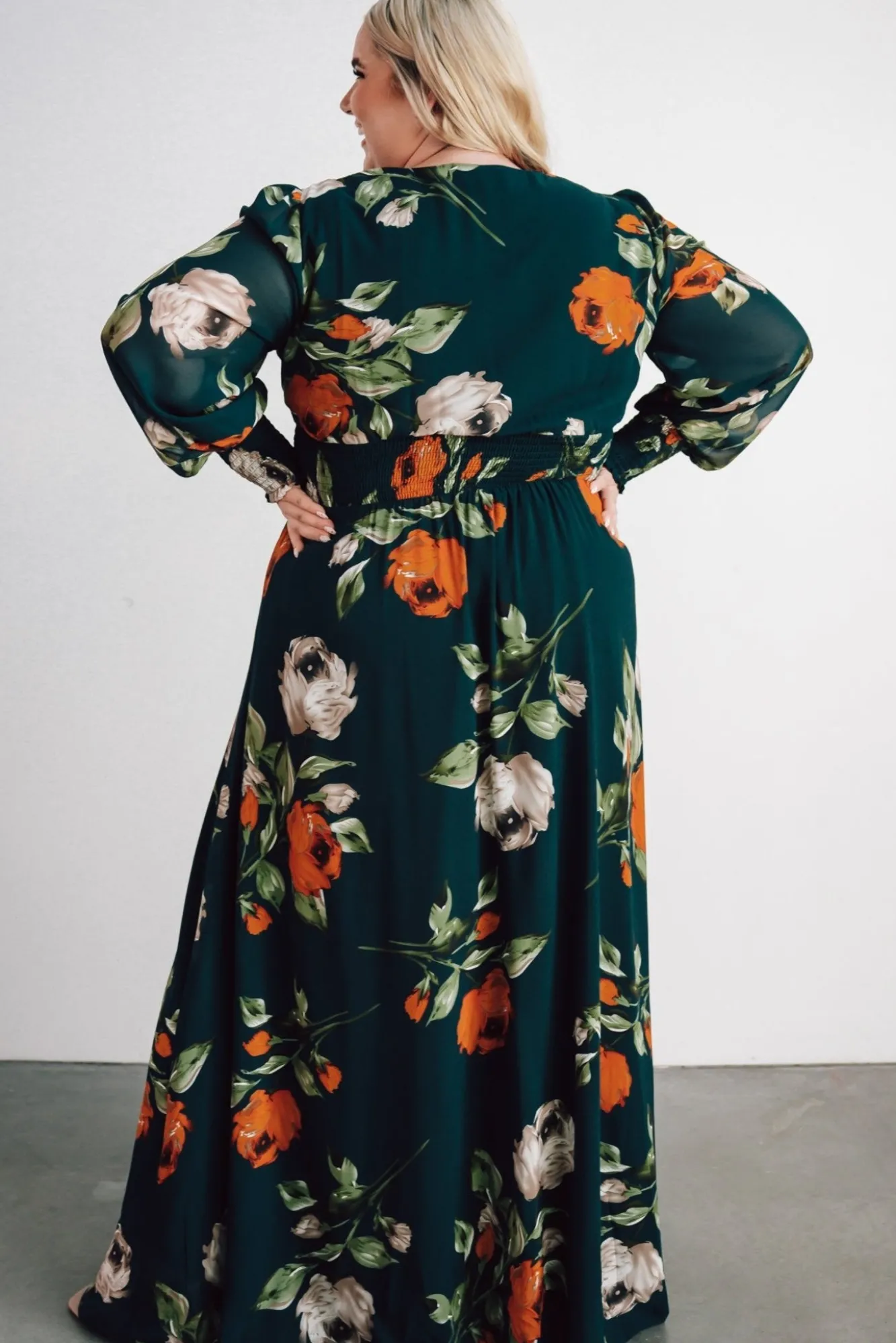 Baltic Born Olivia Maxi Dress | Deep Topaz Floral