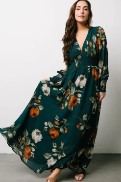 Baltic Born Olivia Maxi Dress | Deep Topaz Floral