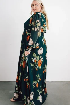 Baltic Born Olivia Maxi Dress | Deep Topaz Floral