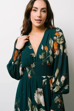 Baltic Born Olivia Maxi Dress | Deep Topaz Floral