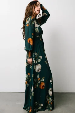 Baltic Born Olivia Maxi Dress | Deep Topaz Floral