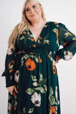 Baltic Born Olivia Maxi Dress | Deep Topaz Floral