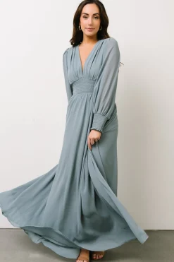 Baltic Born Olivia Maxi Dress | Dusty Blue