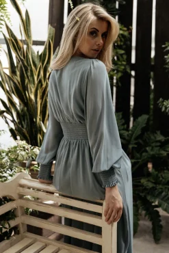 Baltic Born Olivia Maxi Dress | Dusty Blue