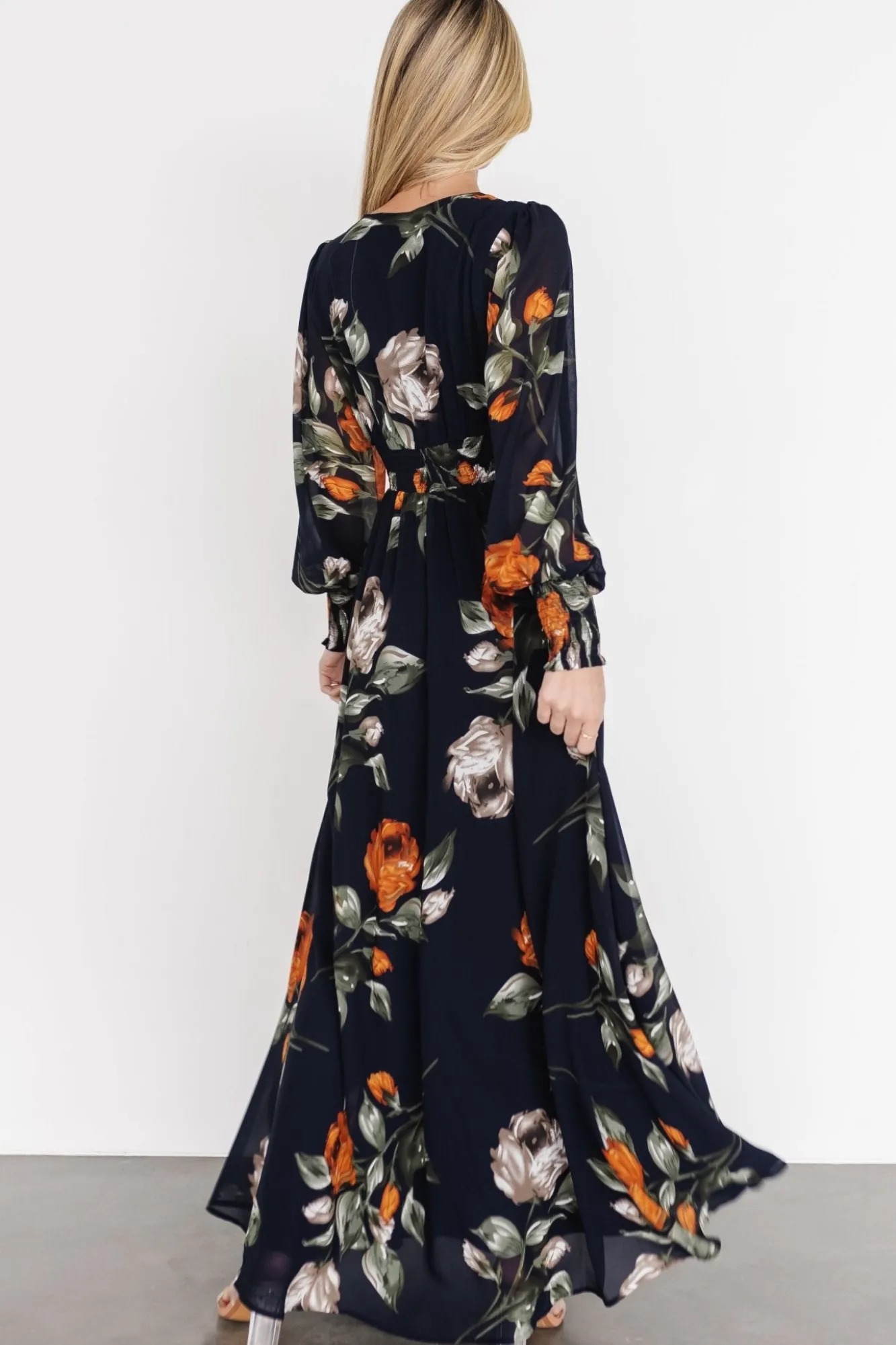 Baltic Born Olivia Maxi Dress | Midnight Navy Floral