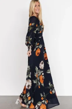 Baltic Born Olivia Maxi Dress | Midnight Navy Floral