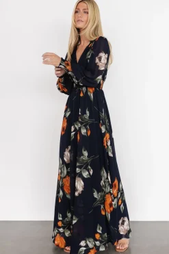 Baltic Born Olivia Maxi Dress | Midnight Navy Floral