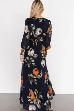 Baltic Born Olivia Maxi Dress | Midnight Navy Floral