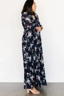 Baltic Born Olivia Maxi Dress | Navy Garden Floral