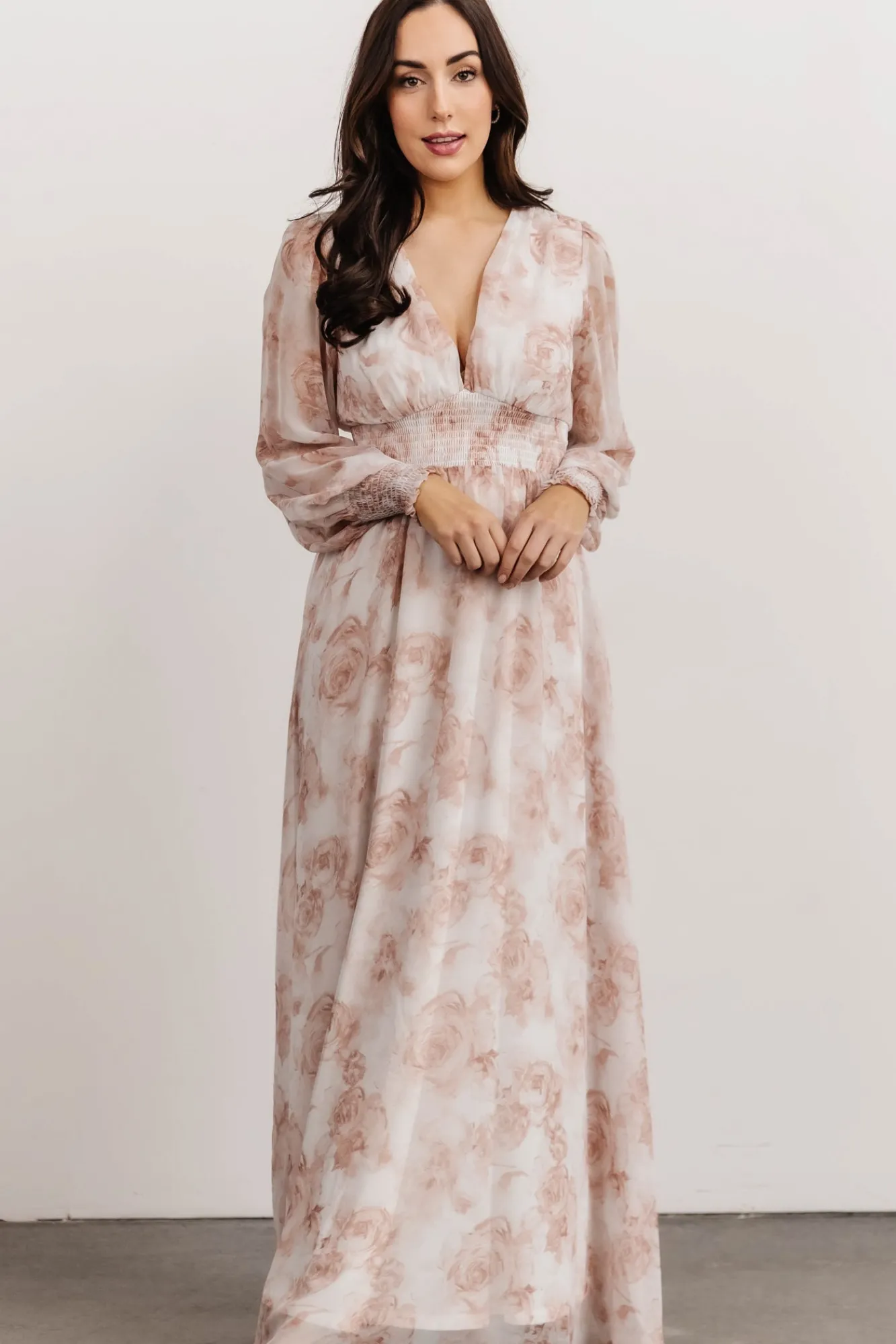 Baltic Born Olivia Maxi Dress | Pink Floral