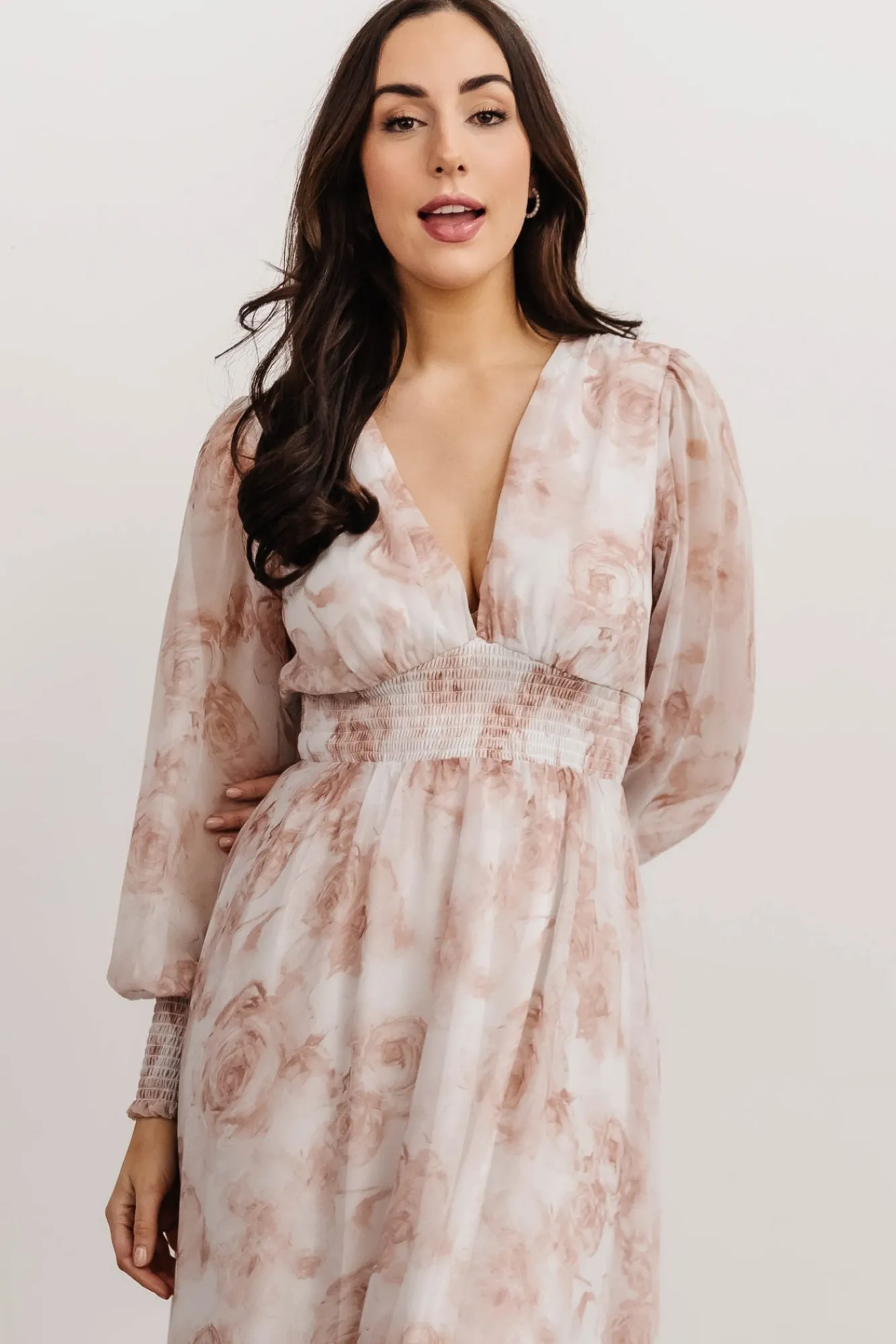 Baltic Born Olivia Maxi Dress | Pink Floral