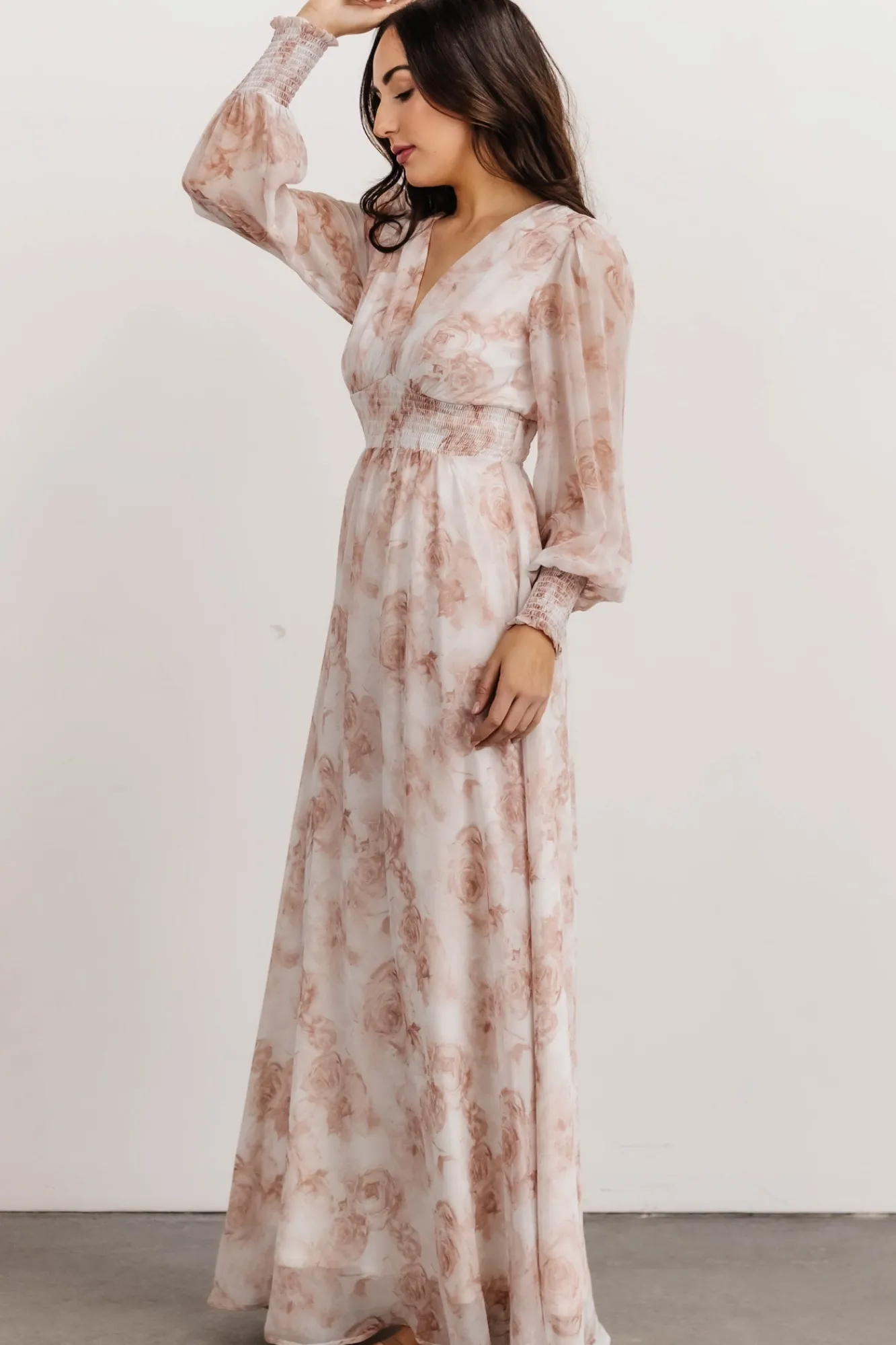 Baltic Born Olivia Maxi Dress | Pink Floral