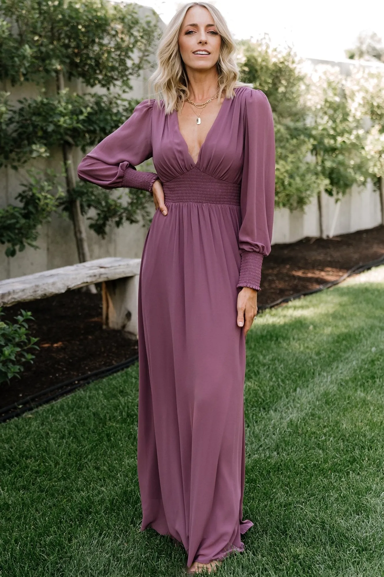 Baltic Born Olivia Maxi Dress | Vintage Plum