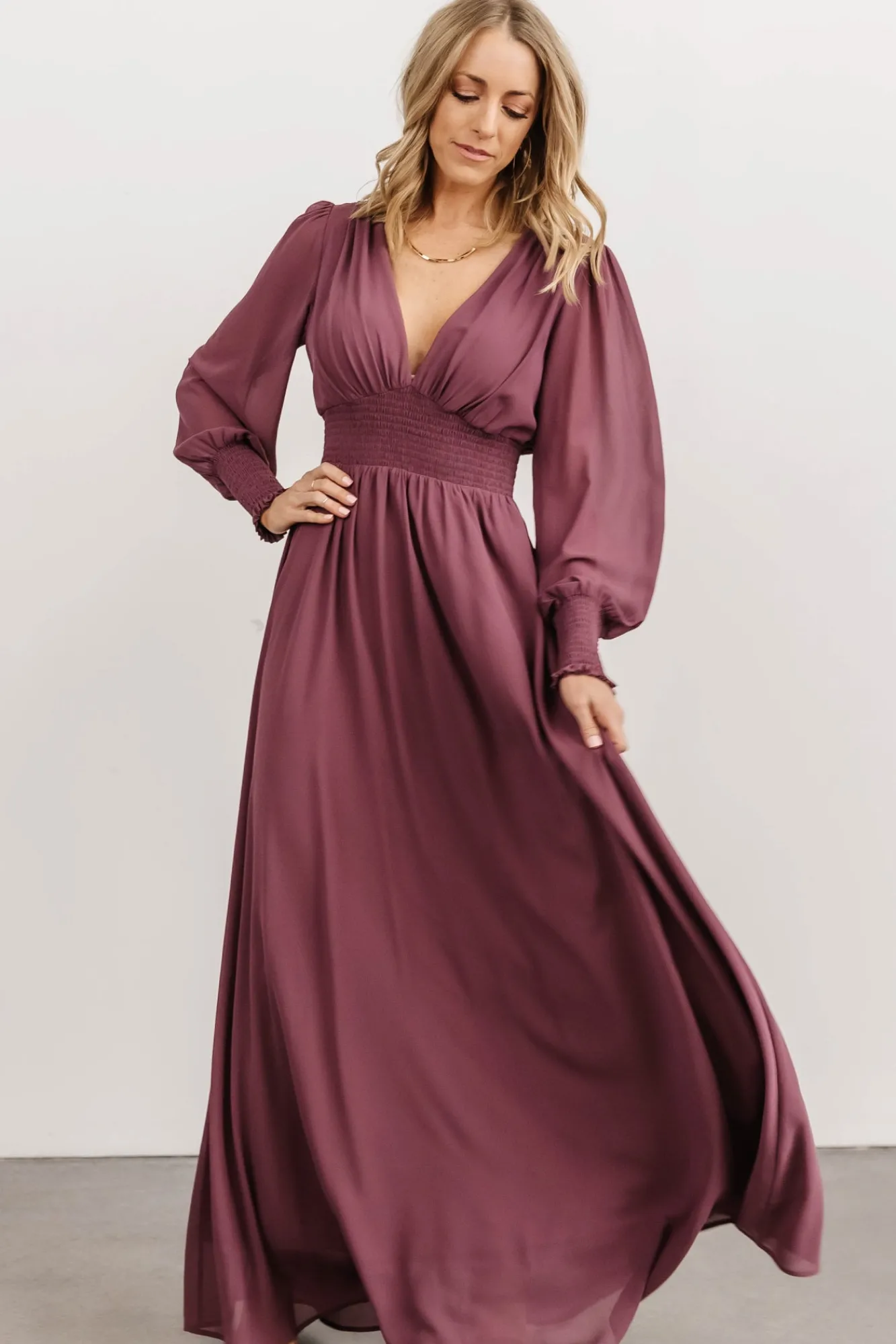 Baltic Born Olivia Maxi Dress | Vintage Plum