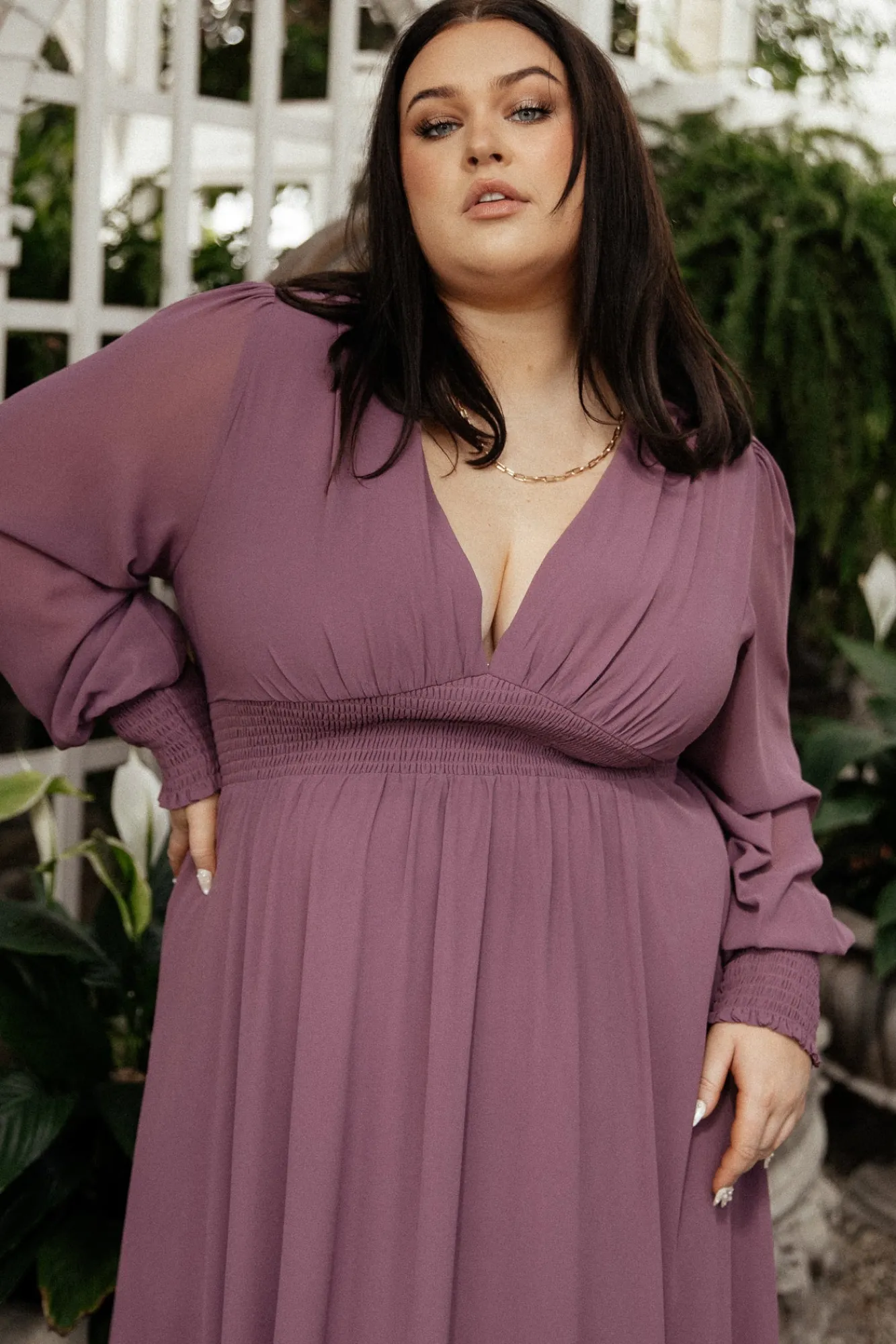 Baltic Born Olivia Maxi Dress | Vintage Plum