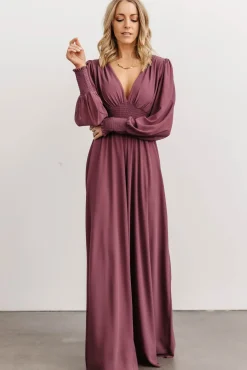 Baltic Born Olivia Maxi Dress | Vintage Plum
