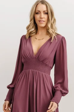 Baltic Born Olivia Maxi Dress | Vintage Plum