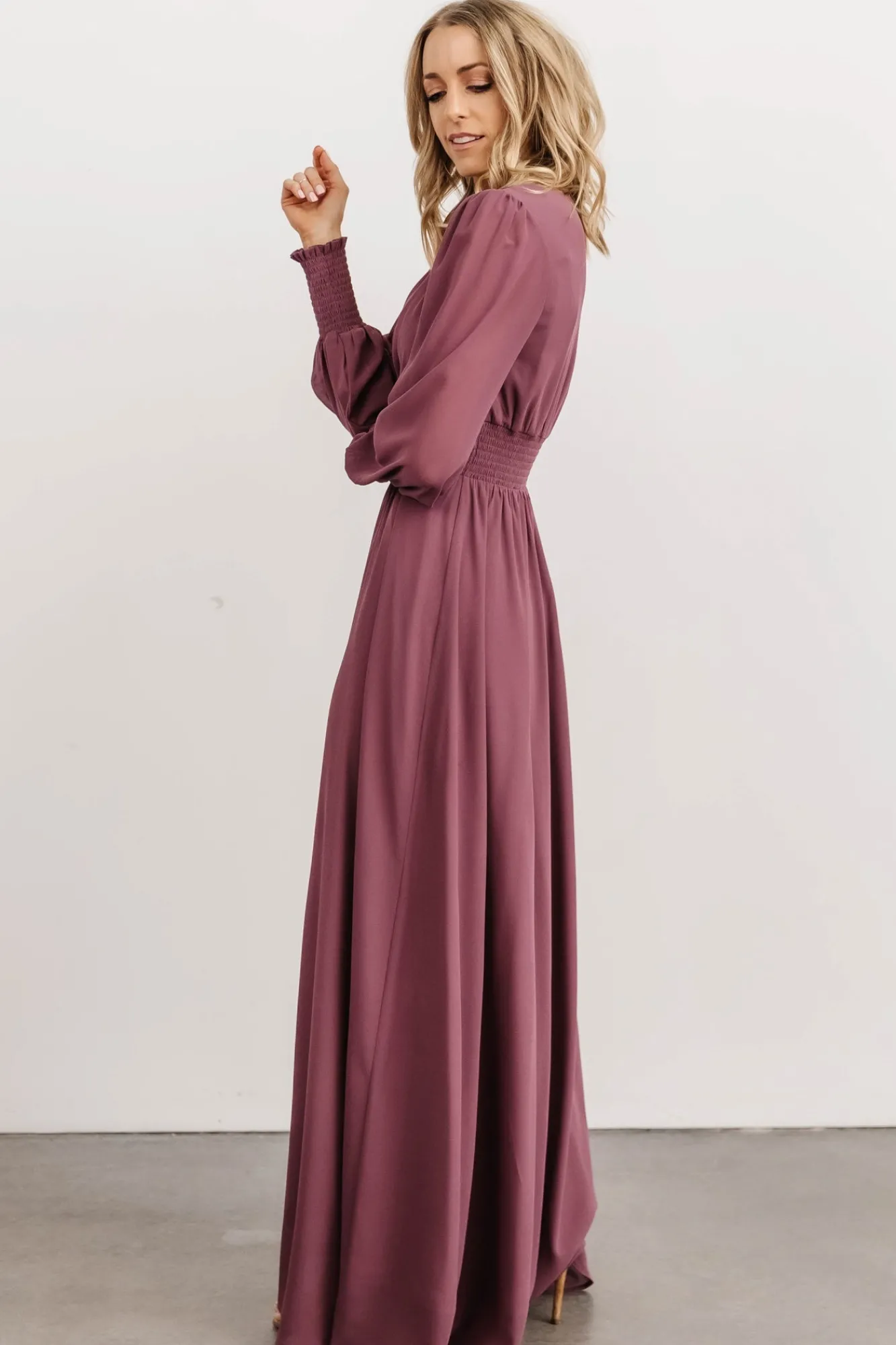 Baltic Born Olivia Maxi Dress | Vintage Plum