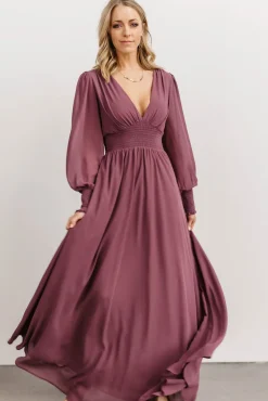 Baltic Born Olivia Maxi Dress | Vintage Plum