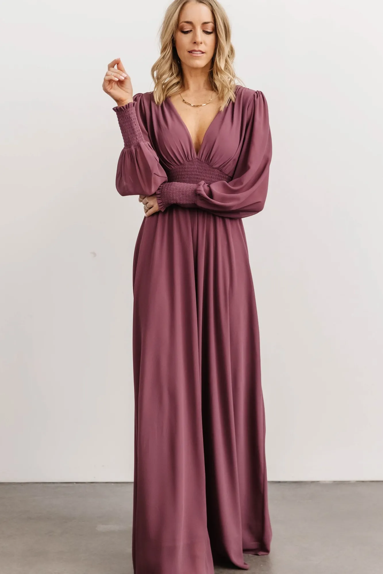 Baltic Born Olivia Maxi Dress | Vintage Plum