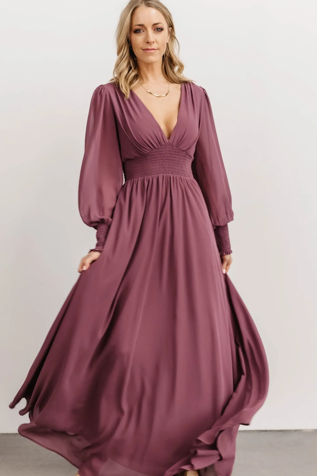 Baltic Born Olivia Maxi Dress | Vintage Plum