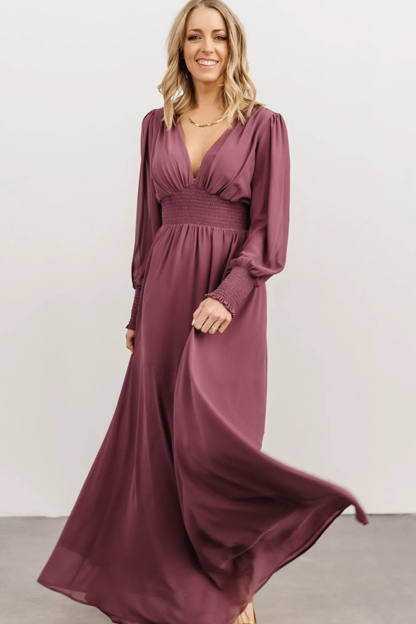 Baltic Born Olivia Maxi Dress | Vintage Plum