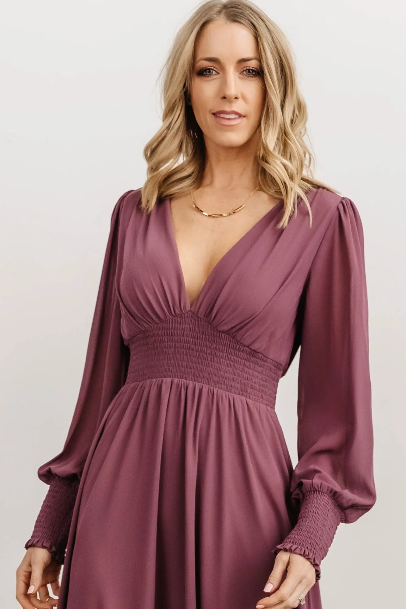 Baltic Born Olivia Maxi Dress | Vintage Plum