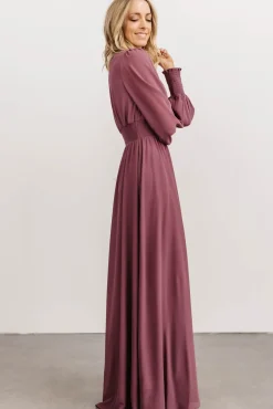 Baltic Born Olivia Maxi Dress | Vintage Plum