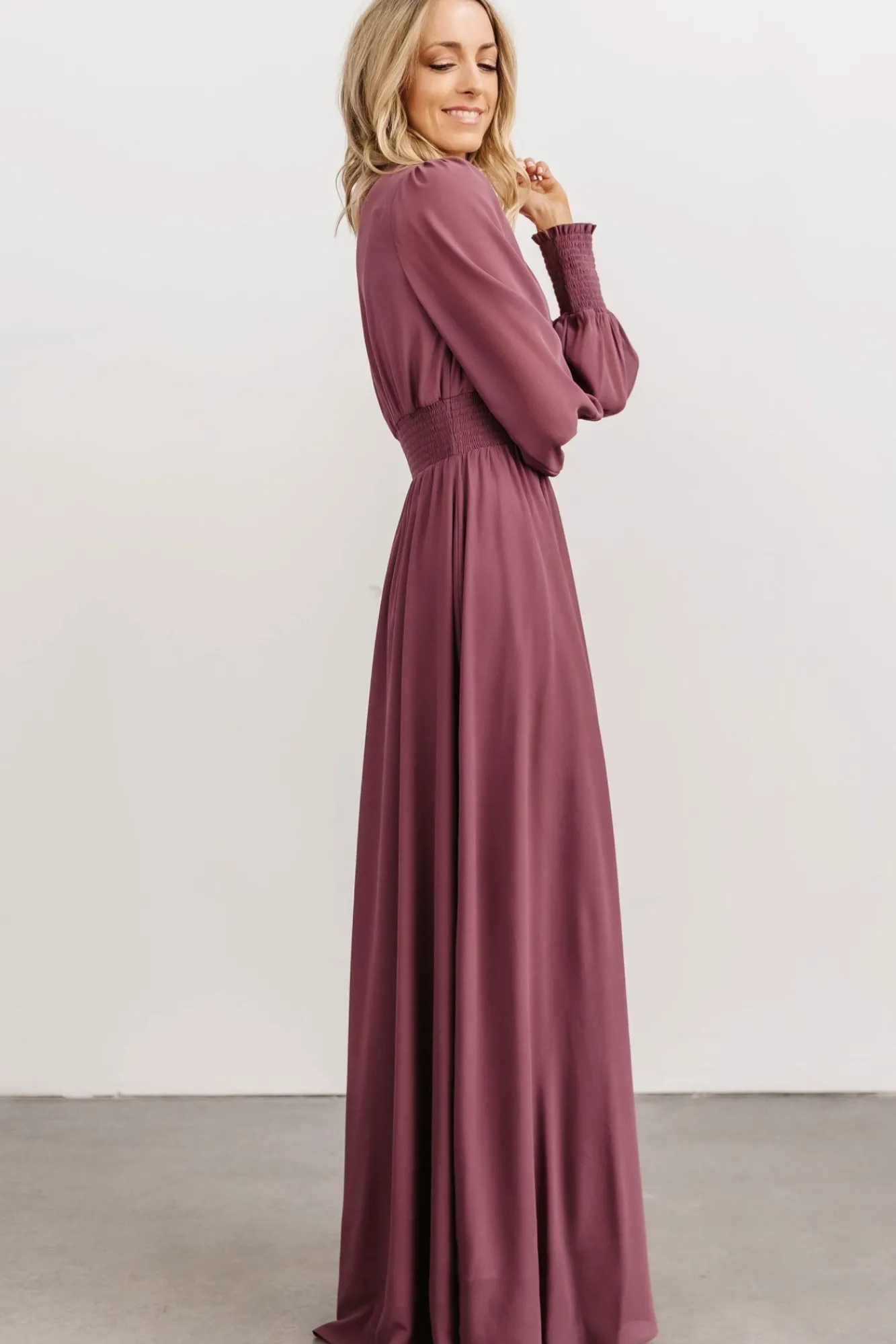Baltic Born Olivia Maxi Dress | Vintage Plum