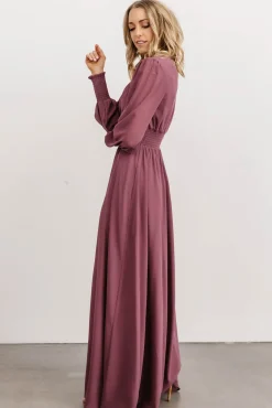 Baltic Born Olivia Maxi Dress | Vintage Plum
