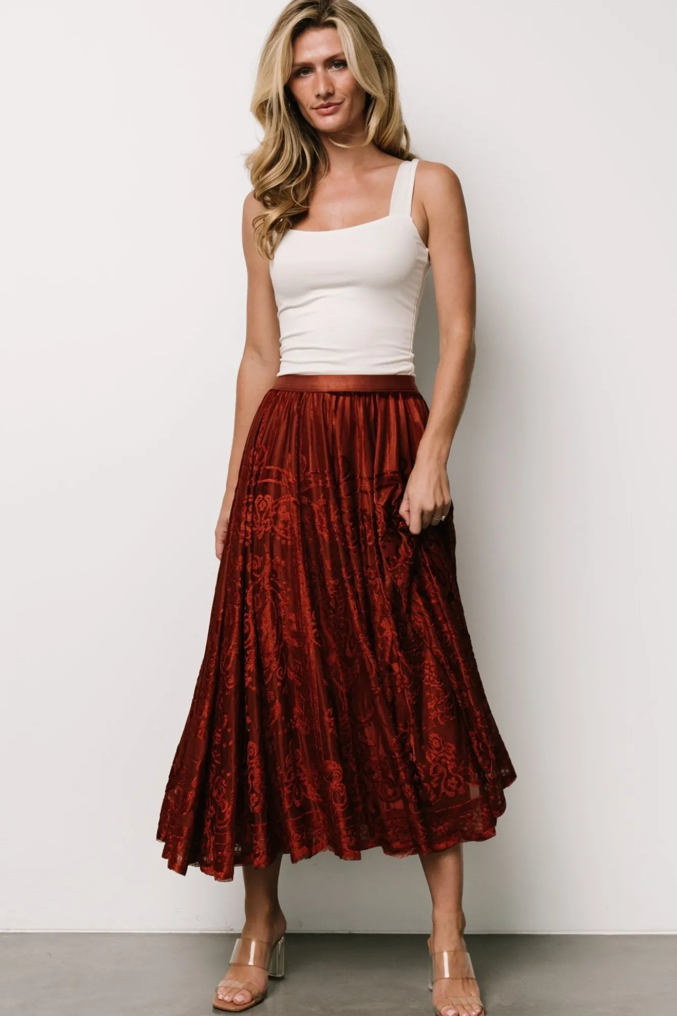 Baltic Born Palini Velvet Skirt |