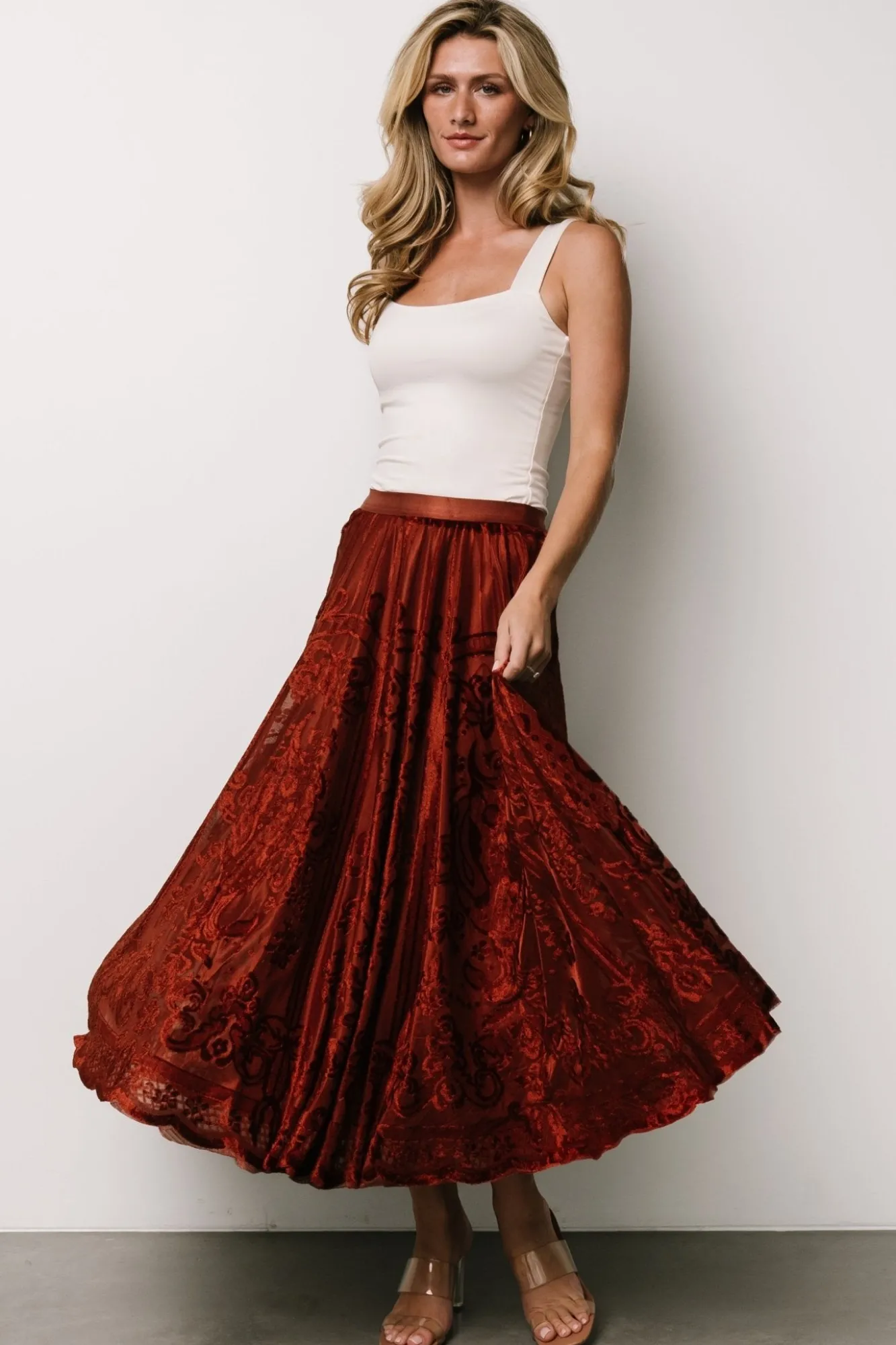Baltic Born Palini Velvet Skirt |