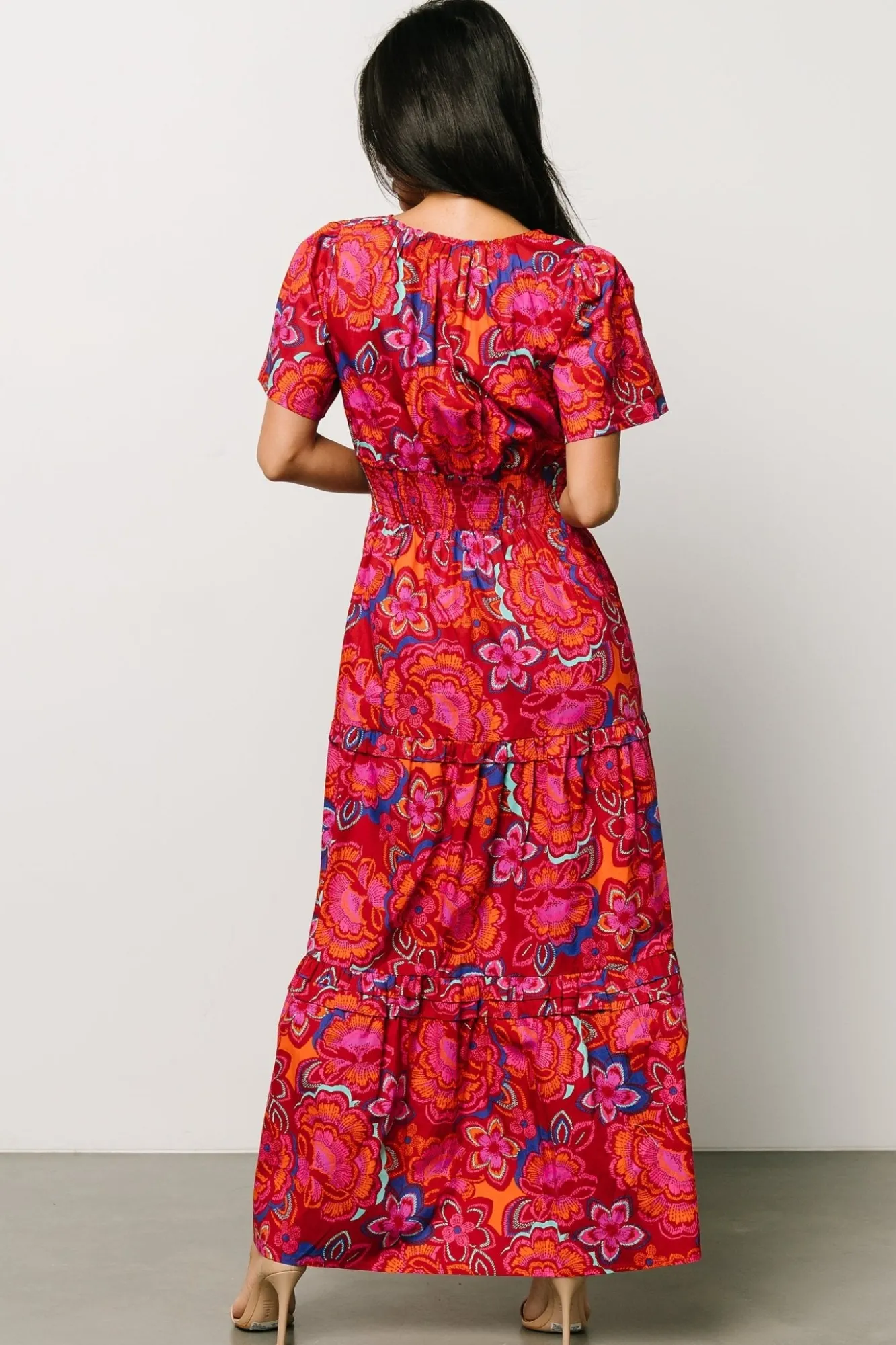 Baltic Born Palmer Tiered Maxi Dress | Multi Floral