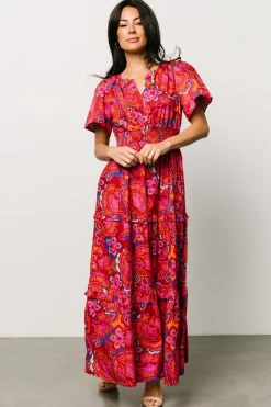 Baltic Born Palmer Tiered Maxi Dress | Multi Floral