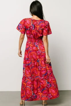 Baltic Born Palmer Tiered Maxi Dress | Multi Floral
